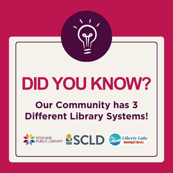 Did you know? Our Community has 3 Different Library Systems