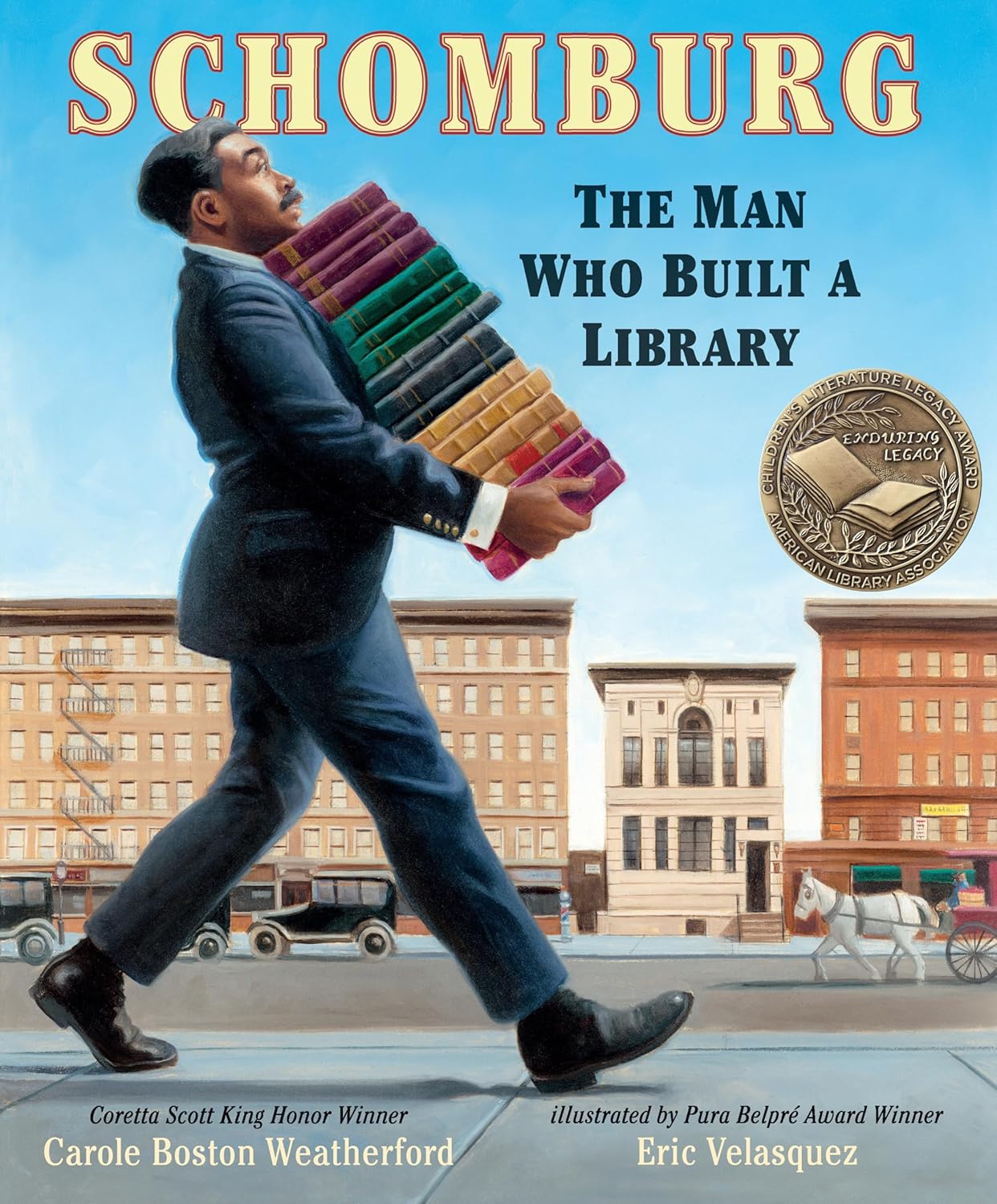 Schomburg: the man who built a library book cover